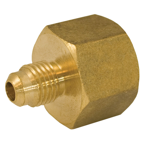 5/16" x 1/8" Brass Flare x Female Coupling