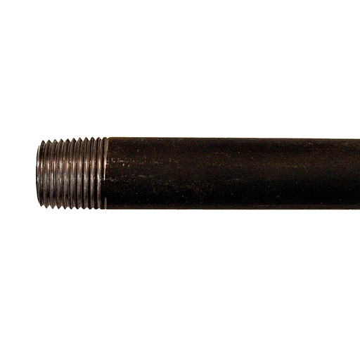 1-1/2" x 48" Ready Cut Pipe Black