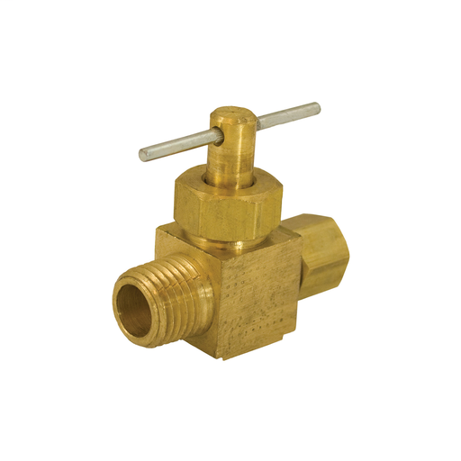 3/8" x 1/4" Straight Compression Needle Valve