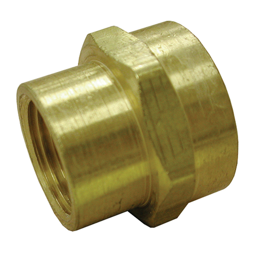 3/4" x 3/4" Brass Garden Hose Fitting, Female Hose To Female Pipe, Lead Free