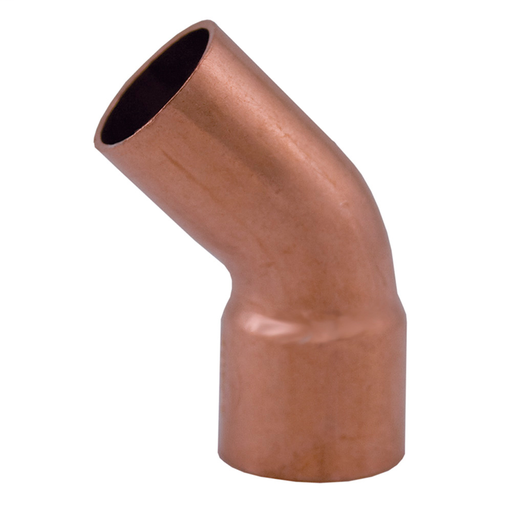 1-1/4" Wrot/ACR Solder Joint Copper 45° Street Ell