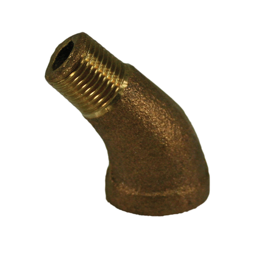 1" 45° Bronze Street Elbow, Lead Free