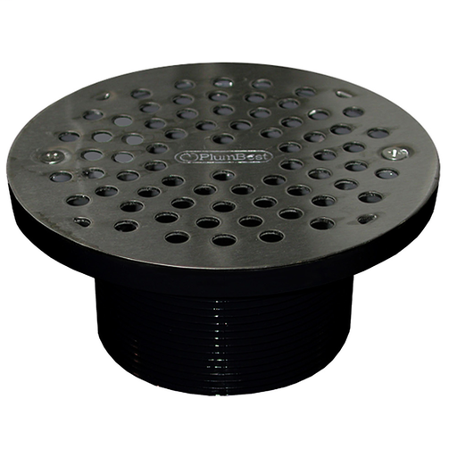 3-1/2" IPS ABS Spud with 6" Chrome Plated Strainer
