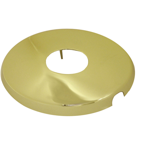 Polished Brass 1/2" Shower Arm Flange with Set Screw