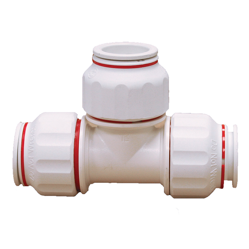3/4" Twist to Lock Plastic Tee Union