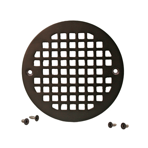 Oil Rubbed Bronze 5.196" Round Cast Brass Heavy Duty Strainer