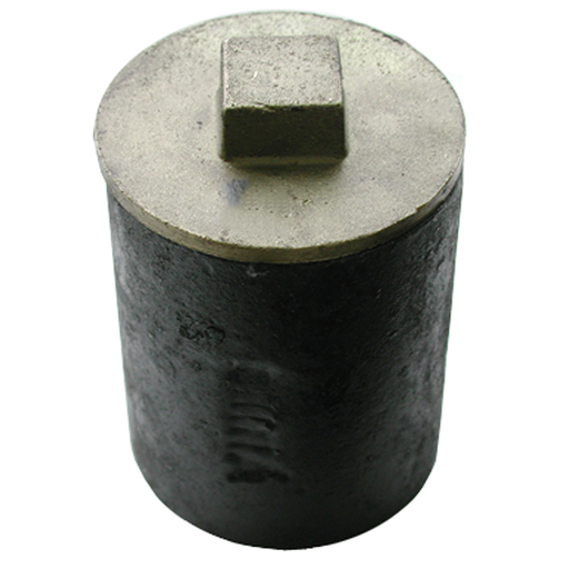 4" Service Weight Cleanout Ferrule With 3-1/2" New Orleans Code Plug - 4" Height