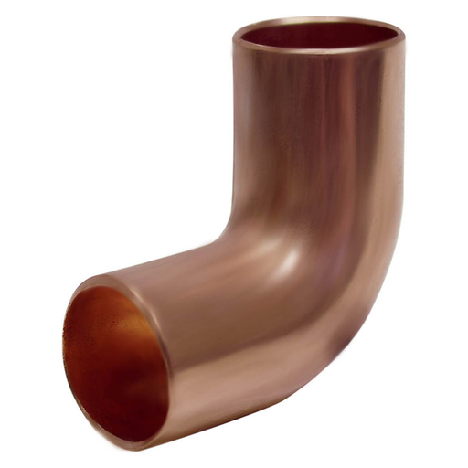 5/8" 90° Wrot/ACR Solder Joint Copper Long Turn Street Ell
