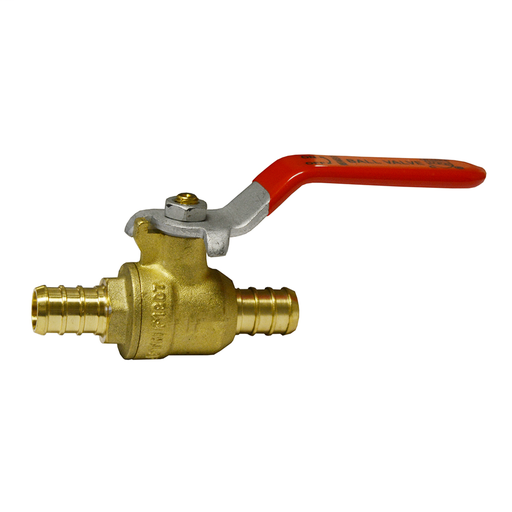 3/4" Brass PEX Ball Valve, Lead Free