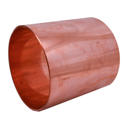 1/8" Wrot/ACR Solder Joint Coupling (Socket) with Dimple Tube Stop C75550