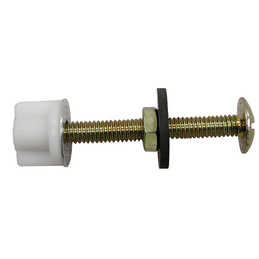 5/16" x 3" Tank to Bowl Set with Brass Bolt and Poly Wingnut, 50 Pairs, Bagged