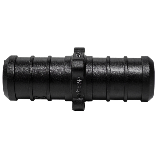1" x 3/4" Plastic Black PEX Coupling, Lead Free