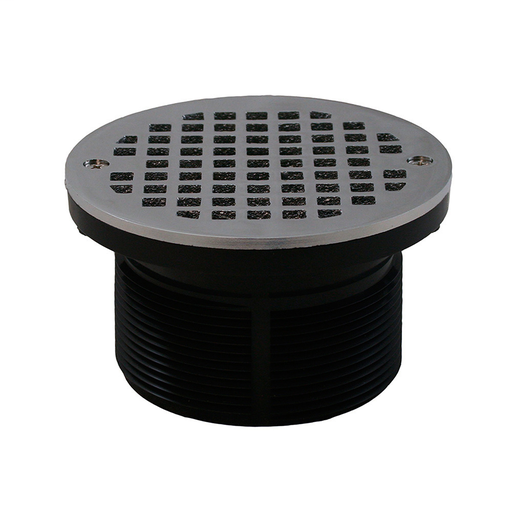 3-1/2" IPS ABS Spud with 5" Chrome Plated Strainer