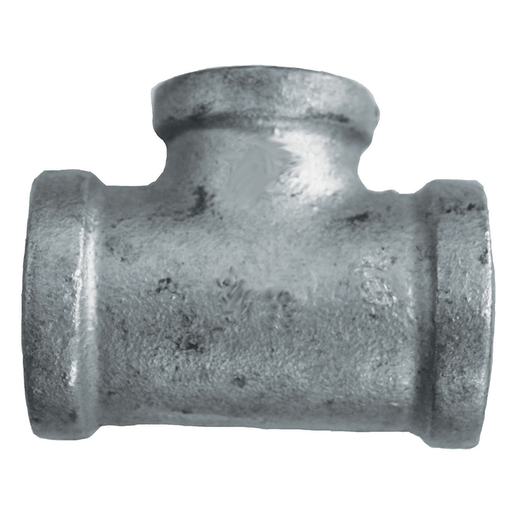 1-1/2" x 3/4" x 1-1/4" Reducing Tee Galvanized
