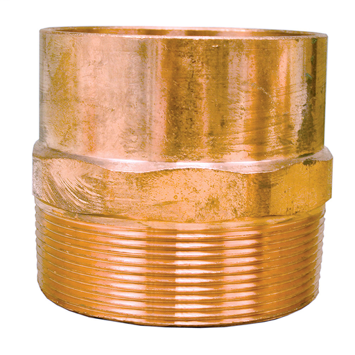 1/2" Wrot/ACR Solder Joint Copper Male Adapter