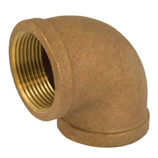 1-1/2" x 1-1/4" 90° Bronze Elbow, Lead Free