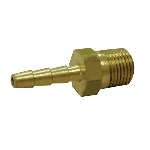 1/8" x 1/8" Brass Hose Barb To Male Pipe