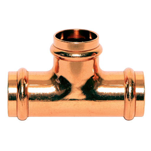 4" x 4" x 4" Copper Press Tee