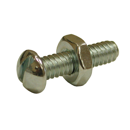1/4" x 1-1/4" Stove Bolt with Nut, 100 pcs.
