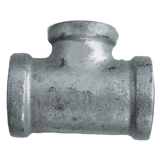 3/4" x 1/2" x 1/2" Reducing Tee Galvanized