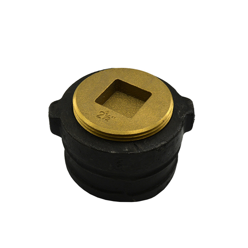 4" No Hub Cleanout With 3-1/2" Countersunk Heavy Plug - 2-1/8" Height