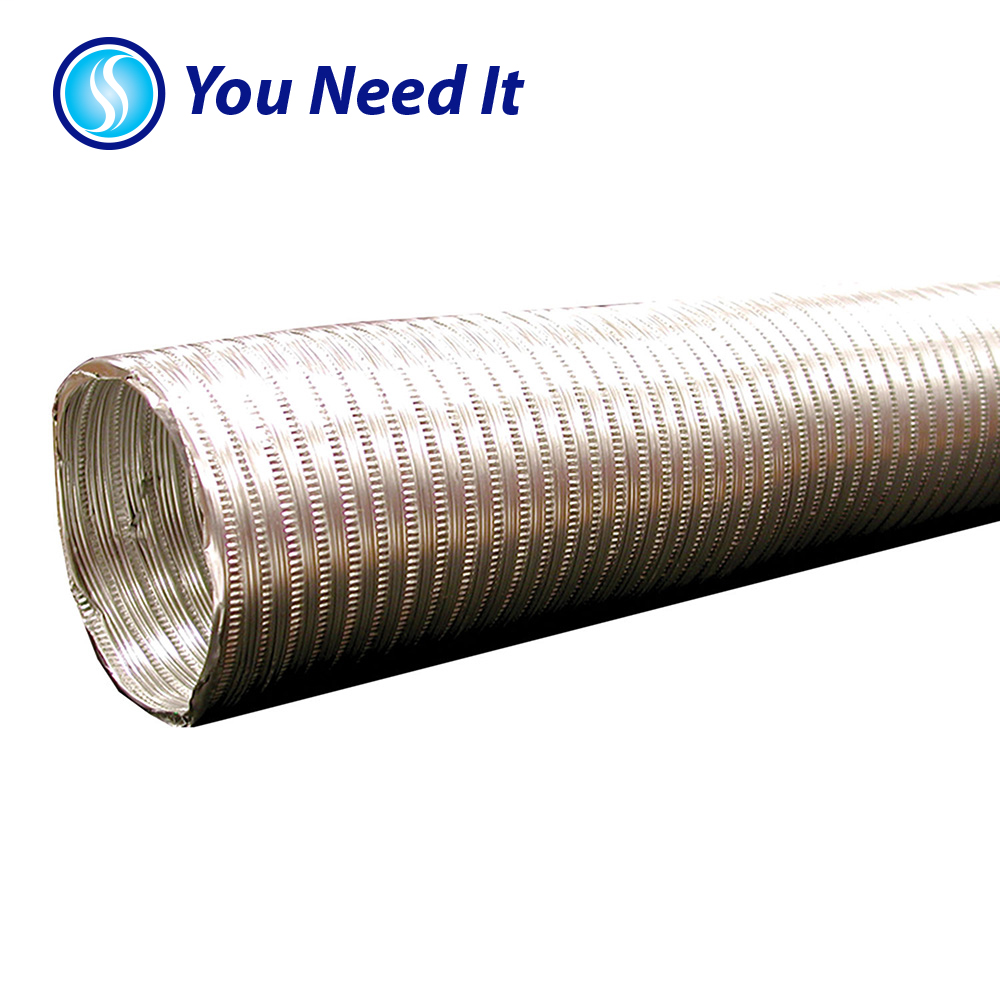 4" x 8' Flexible Aluminum Ducting