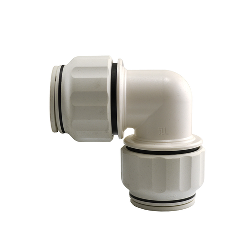 1" Twist to Lock Plastic Elbow Union