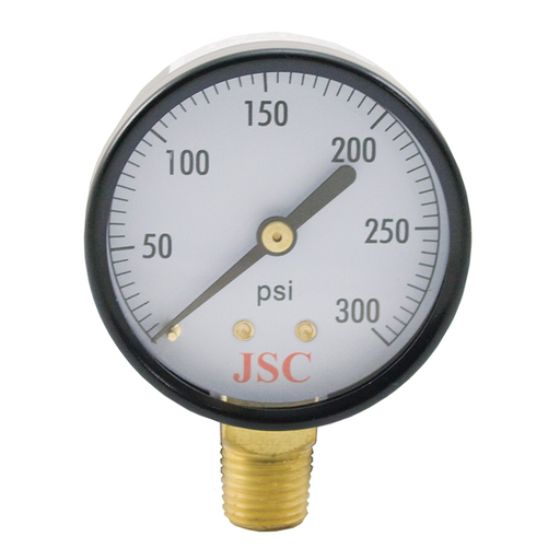 300 PSI Pressure Gauge, 2" Face
