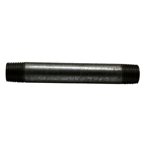 3/4" Pipe Nipple 6-Pack Assort Black