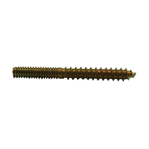 1/4" x 3-1/2" Brass Plated Screw, 100 pcs.