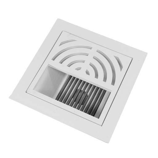 3" PVC Pipe Fit Floor Sink with 1/2 Top Grate and Dome Bottom Grate
