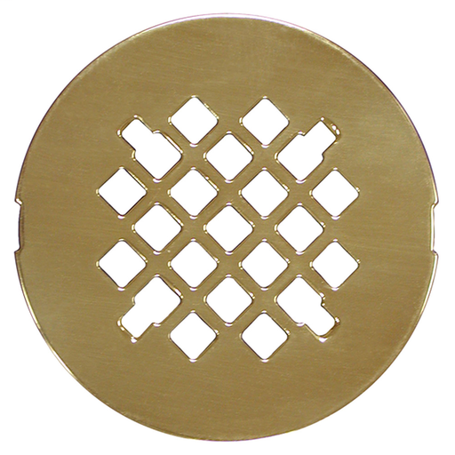 4-1/4" Polished Brass Replacement Strainer, Snap-in