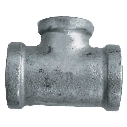 1-1/2" x 3/4" Reducing Tee Galvanized