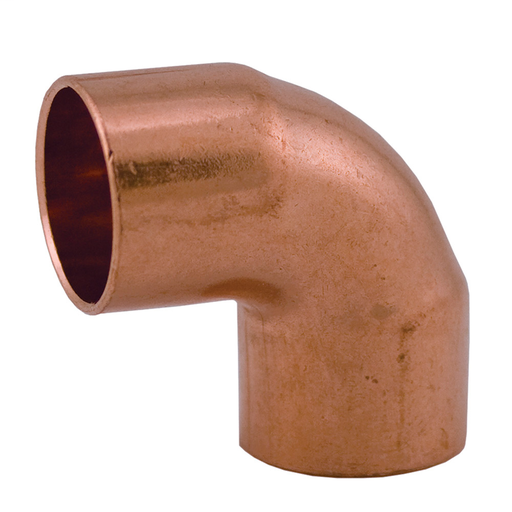 3-1/2" 90° Wrot/ACR Solder Joint Short Turn Ell C75523