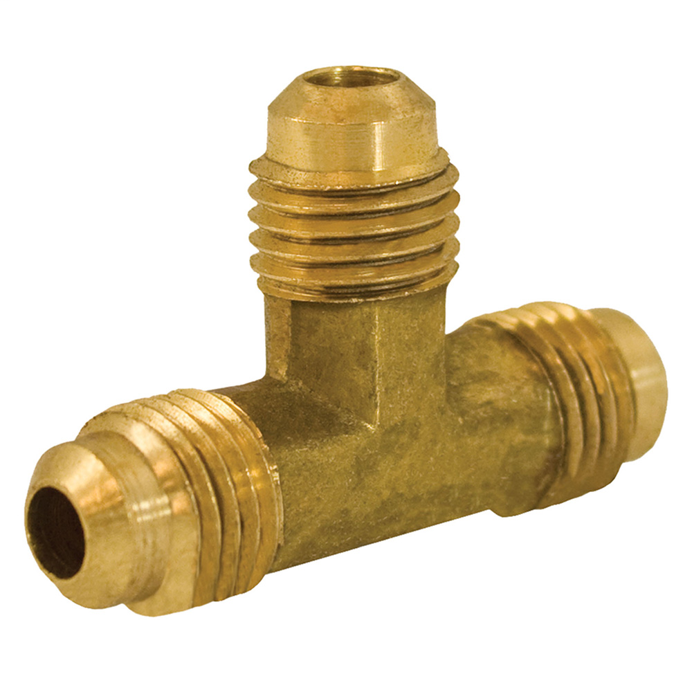1/2" Brass Flare Tee