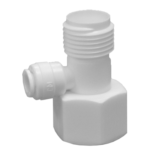 1/2" x 1/2" x 1/4" Plastic Push On Kitchen Faucet Adapter Tee