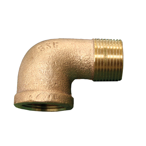 1-1/2" 90° Bronze Street Elbow, Lead Free