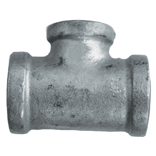 2-1/2" x 1" Reducing Tee Galvanized