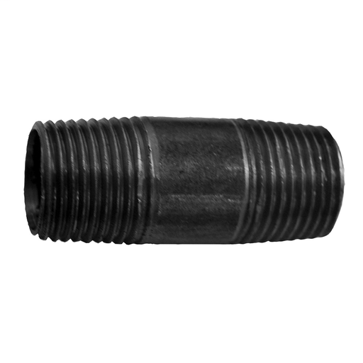 1-1/4" x 5-1/2" Pipe Nipple Black