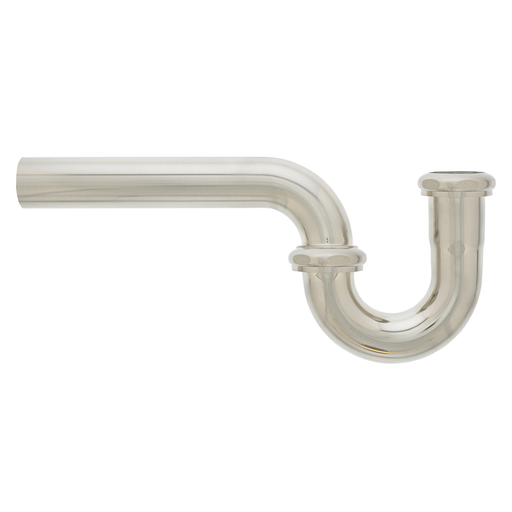 Brushed Nickel 1-1/4" Brass Tubular P-Trap