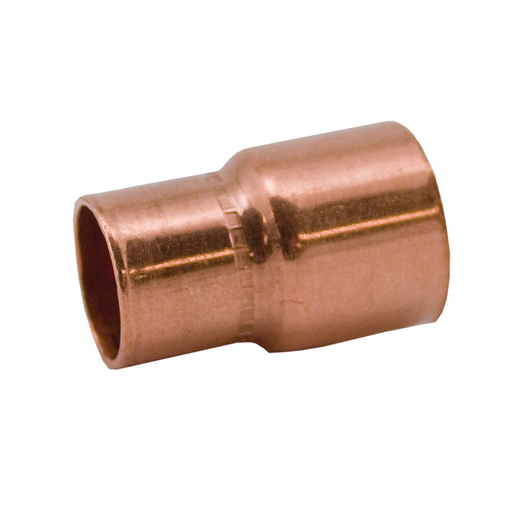 2-1/2" x 1-1/2" Wrot/ACR Solder Joint Copper Reducing Coupling