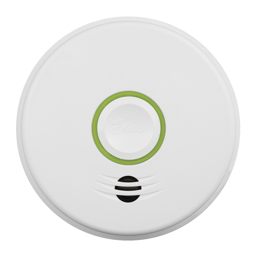 Product image for Kidde P4010ACSCO-W (21027323) Wire-Free Interconnected AC Hardwired Combination Smoke / Carbon Monoxide Alarm, w/ 10yr Sealed Lithium Battery, Photoelectric Sensing