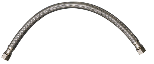 Faucet Supply Line -3/8in Compression X 3/8in Compression X 20in - Stainless Steel- Lead Free (KEE PP23800 3/8" X 3/8" X 20" SS)