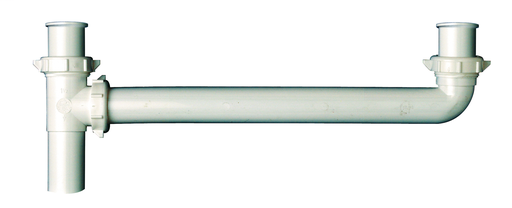16" Slip Joint/Direct Connect Continuous Waste End Outlet (DUR 122W 1-1/2" X 16" END OUTLET)