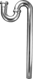 Brass Tubular - S Traps - 1 1/2" x 1 1/2" - Without Cleanout - 332CP (KEE 332CP 1-1/2" 20GA CHROME S-TRAP)