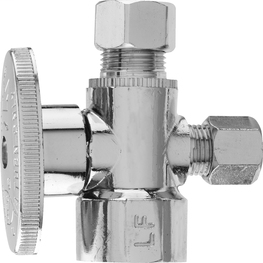 Water Supplies - Quarter Turn Valves - 3 Way - F.I.P. x Compression - K2902PCLF