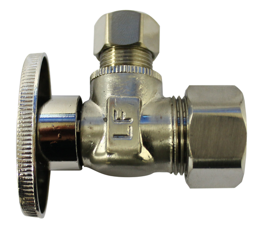 Water Supplies - Quarter Turn Valves - Angle - Compression x Compression - 2622DSSSLF