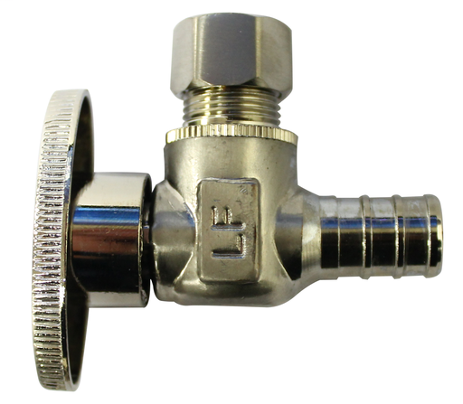 Water Supplies - Quarter Turn Valves - Angle - PEX x Compression - 2882DSSSLF