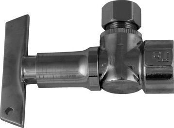 Water Supplies - Quarter Turn Valves - Loose Key - Angle - F.I.P. x Compression - 2047PCLKLF