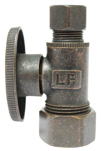 Water Supplies - Quarter Turn Valves - Straight - Compression x Compression - 2068ORBLF